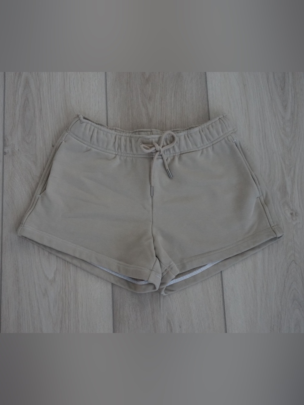 Athleta Heavyweight Terry Shorts - Size S - Ecru